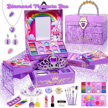 Realistic Girls Makeup & Jewellery Treasure Box